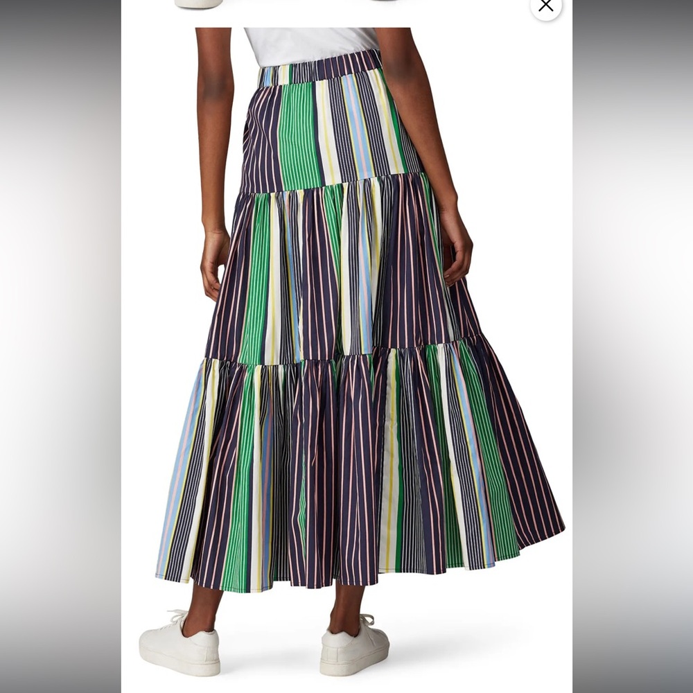 Tory Burch Multicolor Striped Maxi Skirt - Picture 3 of 13